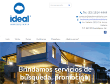 Tablet Screenshot of idealinmobiliaria.com